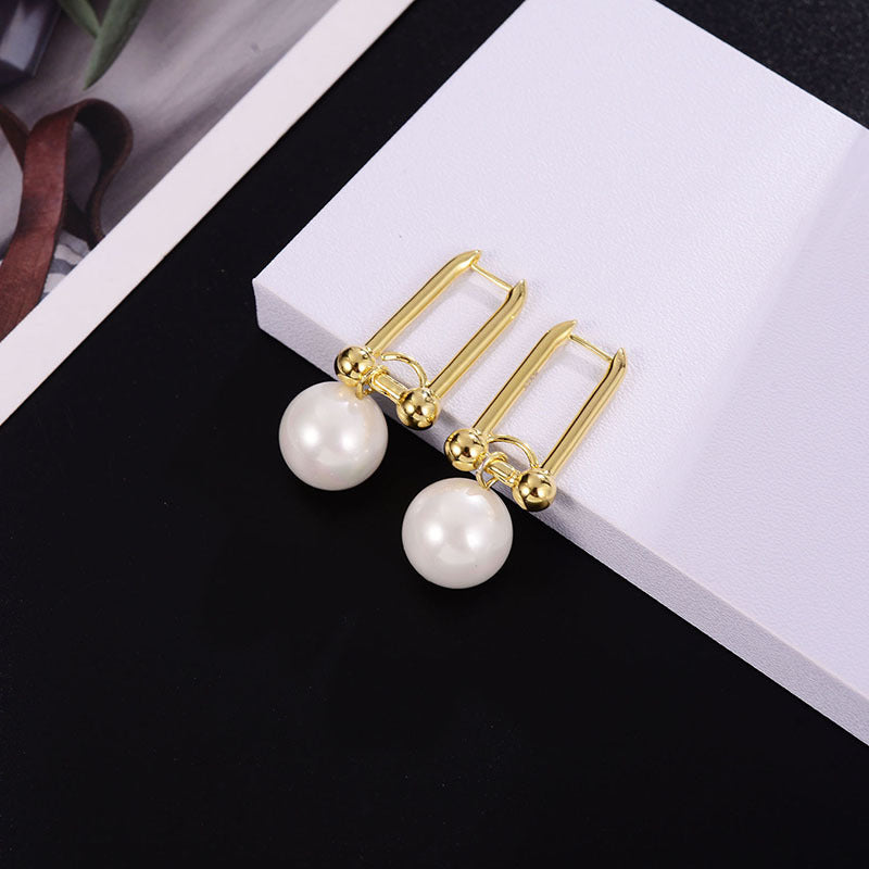 New Design High Quality Pearl Earrings-Jewearrings