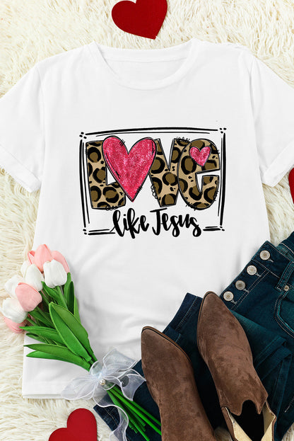 LOVE LIKE JESUS Short Sleeve T-Shirt-Jewearrings