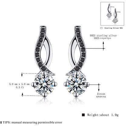 S925 Sterling Silver Earrings-Jewearrings