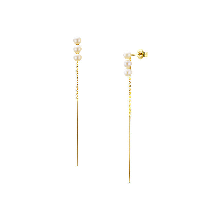 New Fashion Natural Pearl Earrings-Jewearrings