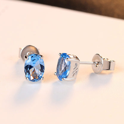 Women's S925 Sterling Silver Stud Earrings-Jewearrings