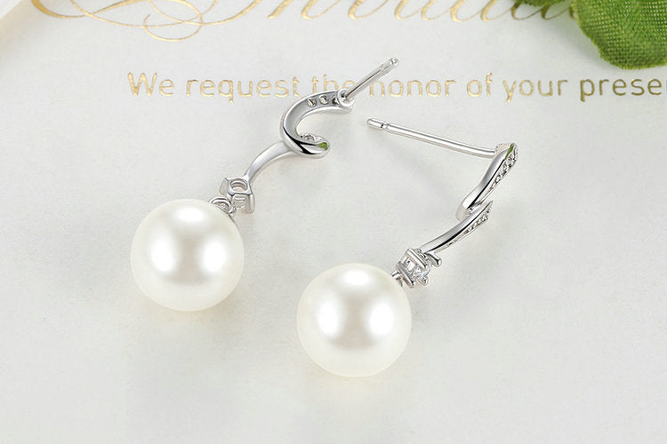 Pearl earrings-Jewearrings