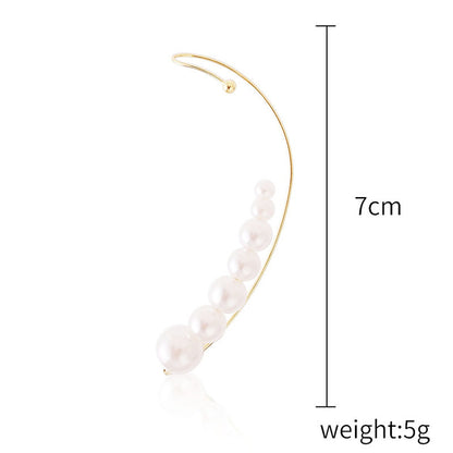 Korean Temperament Retro Ear Clip Women's Fashion Long Earrings-Jewearrings