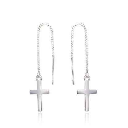 Simple And Popular Cross Earring Earrings-Jewearrings