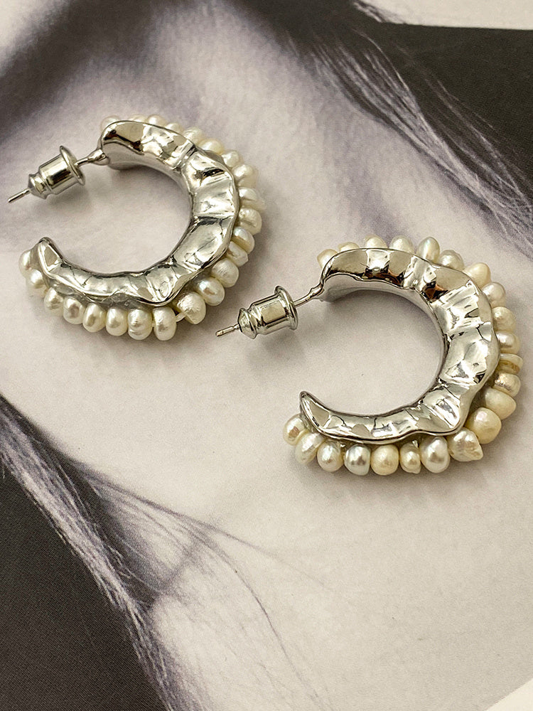 Natural Freshwater Pearl Earrings Women's New Fashion-Jewearrings