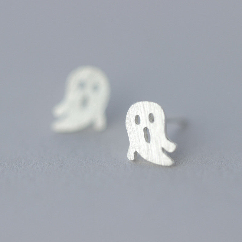 S925 Silver Girl Wraith Wraith Earrings With Cute Personality-Jewearrings