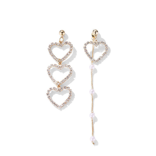 Tassel pearl earrings-Jewearrings