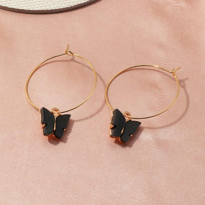 Butterfly Dangle Earrings-Jewearrings