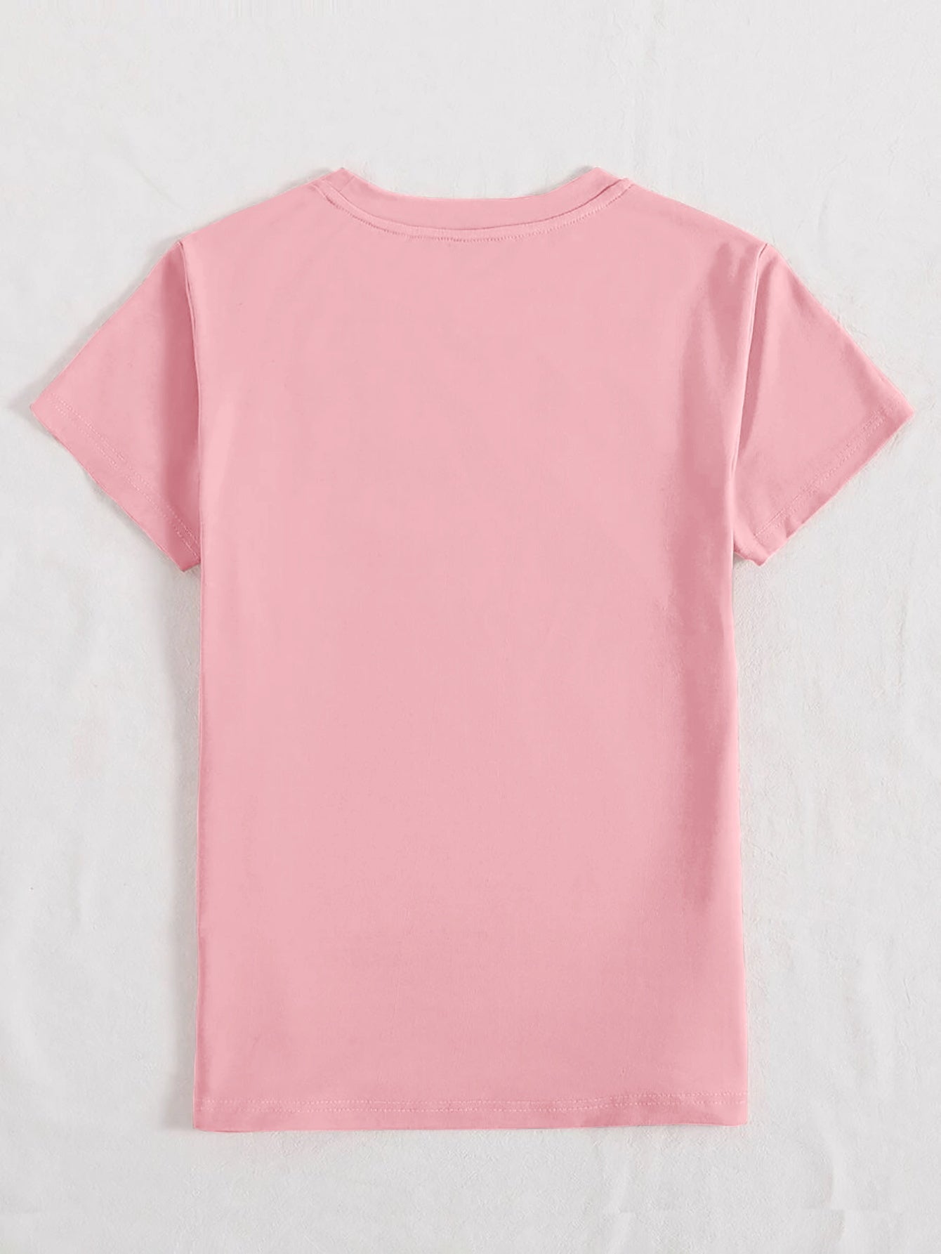 Rabbit Round Neck Short Sleeve T-Shirt-Jewearrings