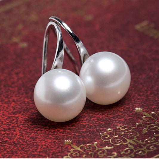 Korean Fashion Pearl Stud Earrings-Jewearrings