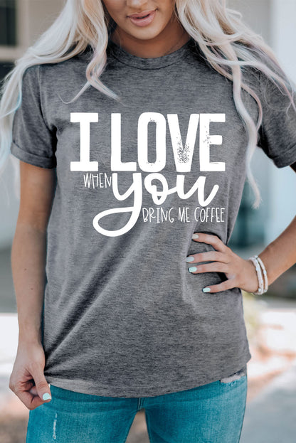 I LOVE YOU Crewneck T-Shirt-Jewearrings