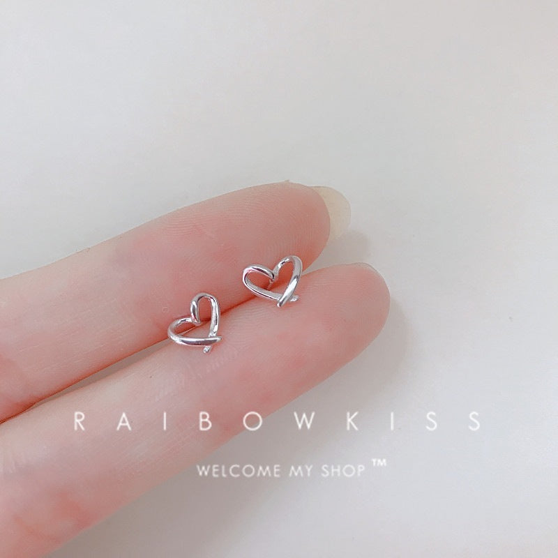 Women's New Sterling Silver Stud Earrings-Jewearrings