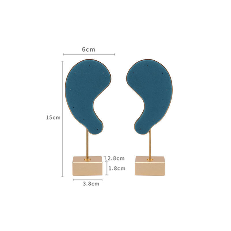 Creative Color Microfiber Stud Earrings Display Stand-Jewearrings