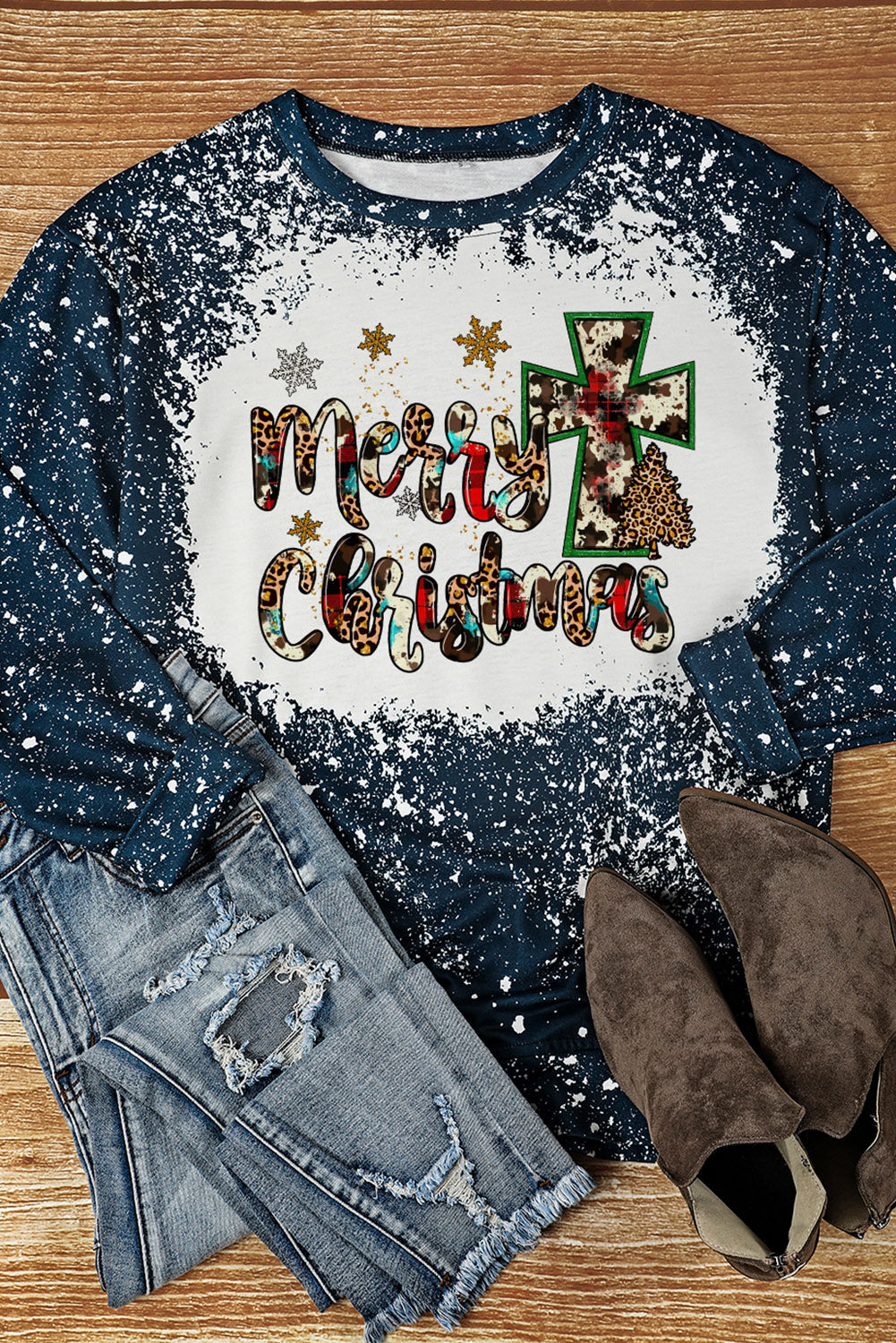 MERRY CHRISTMAS Graphic T-Shirt-Jewearrings