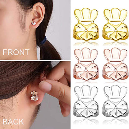 Popular Magic Stud Earrings Aid Creative Stud Earrings Buckle Lift Holder Butterfly TV Stud Earring Clip-Jewearrings