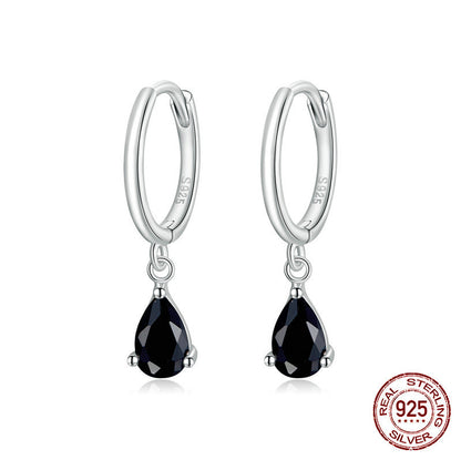 Fashion Drop Earrings Sterling Silver S925-Jewearrings