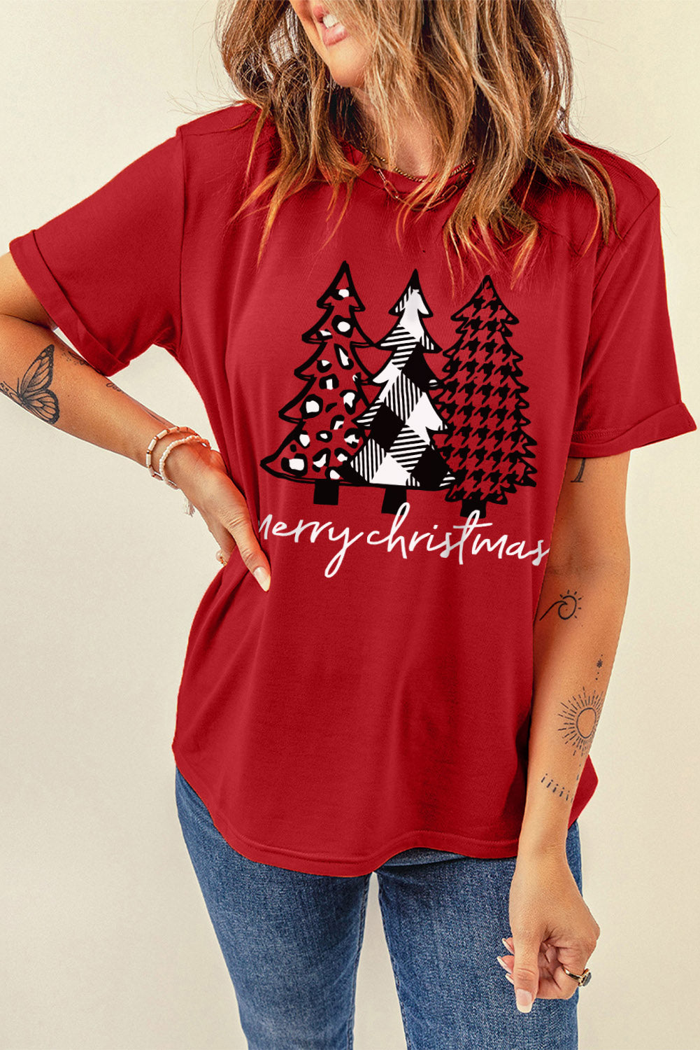 MERRY CHRISTMAS Graphic T-Shirt-Jewearrings