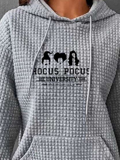 HOCUS POCUS Graphic Hoodie with Front Pocket-Jewearrings