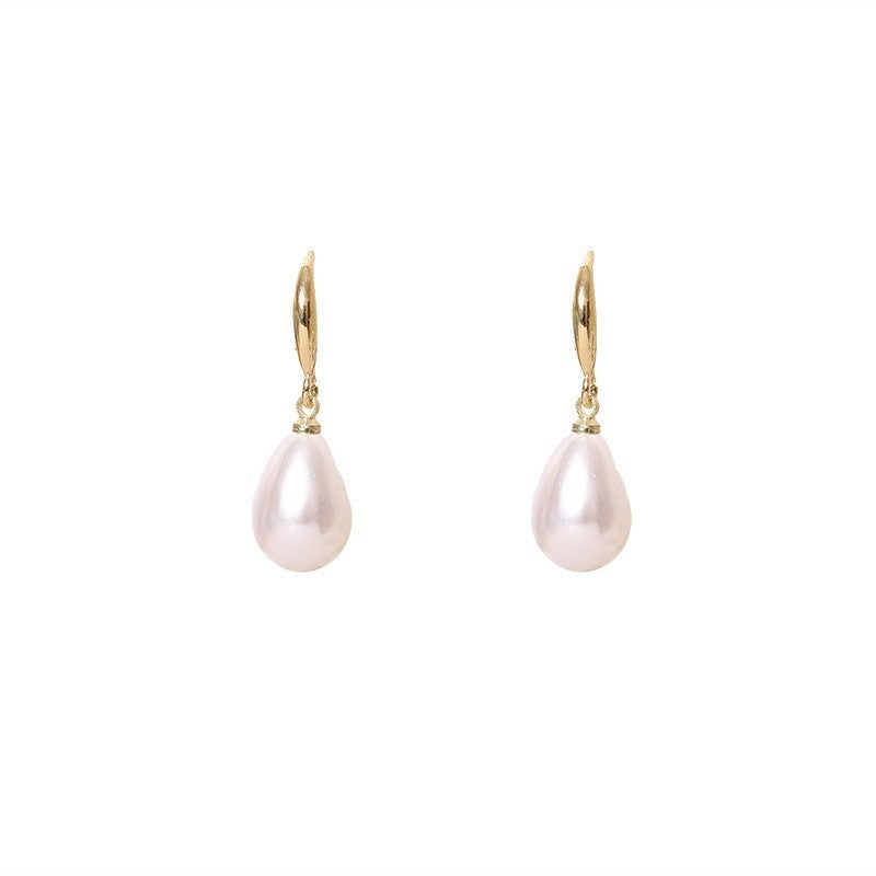 Women's French Fashion Pearl Earrings-Jewearrings