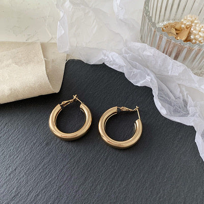 Ring hoop earrings-Jewearrings