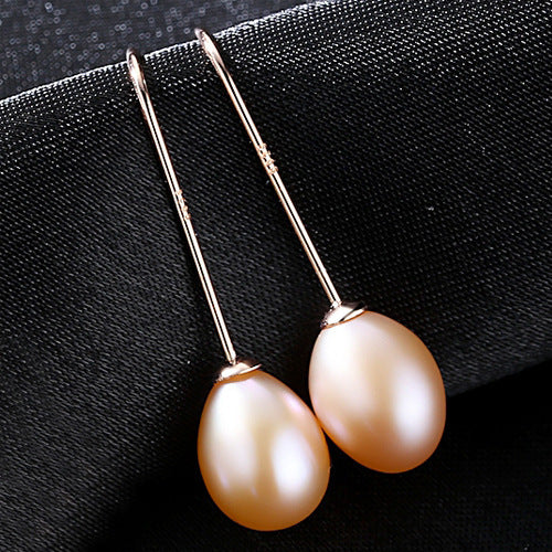 Vintage fashion pearl earrings-Jewearrings