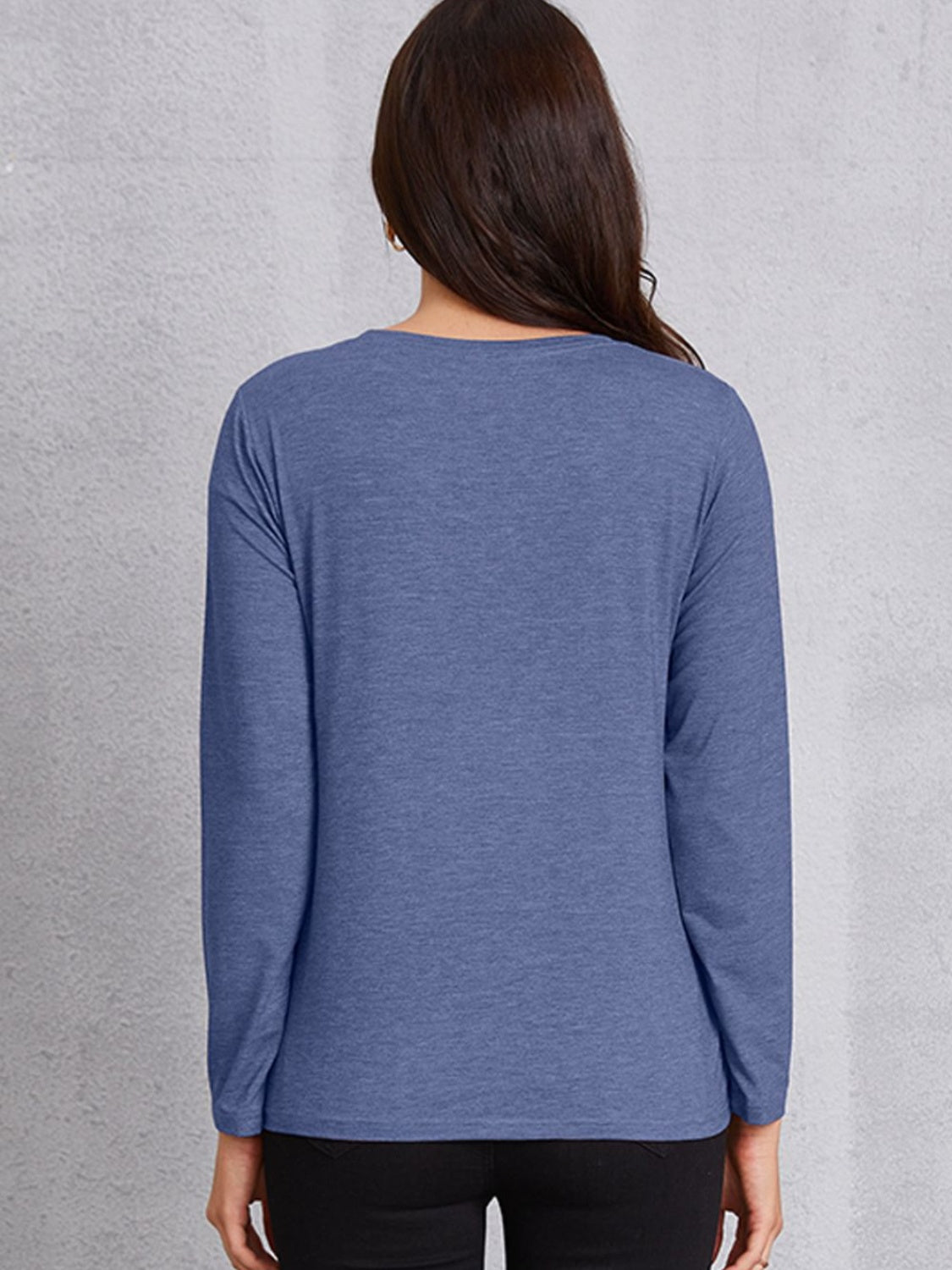 COFFEE Round Neck Long Sleeve T-Shirt-Jewearrings