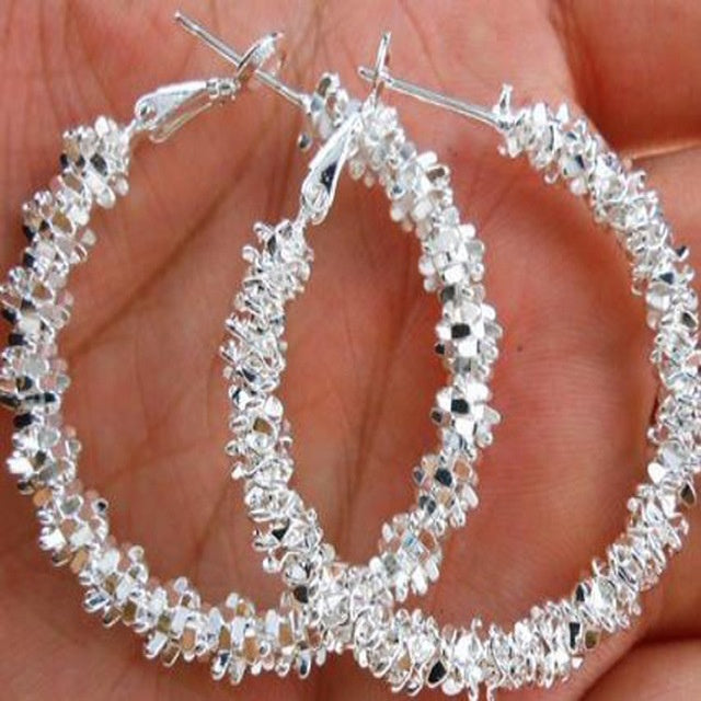 Irregular geometric hoop earrings-Jewearrings