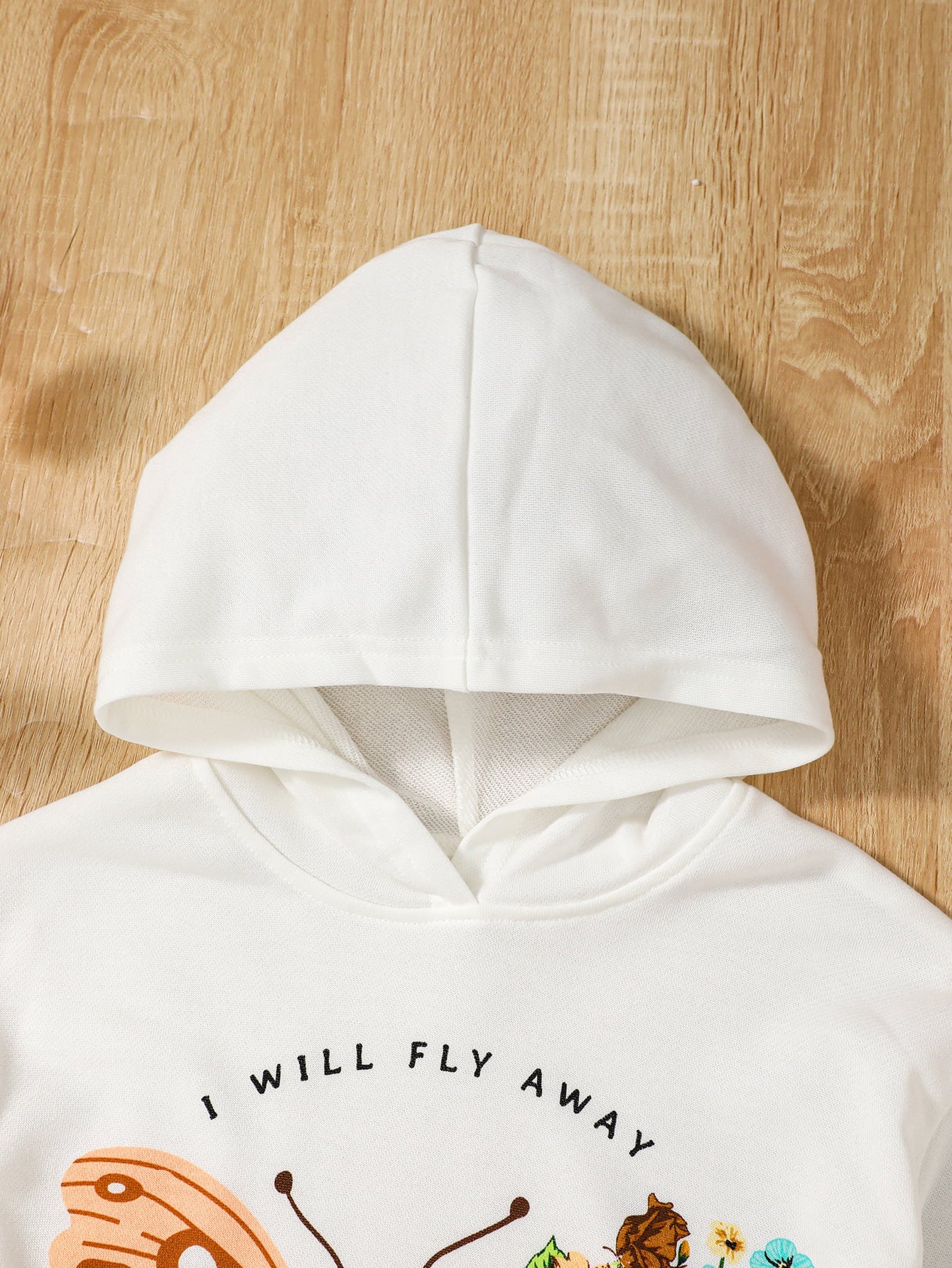 I WILL FLY AWAY Graphic Hoodie and Joggers Set-Jewearrings