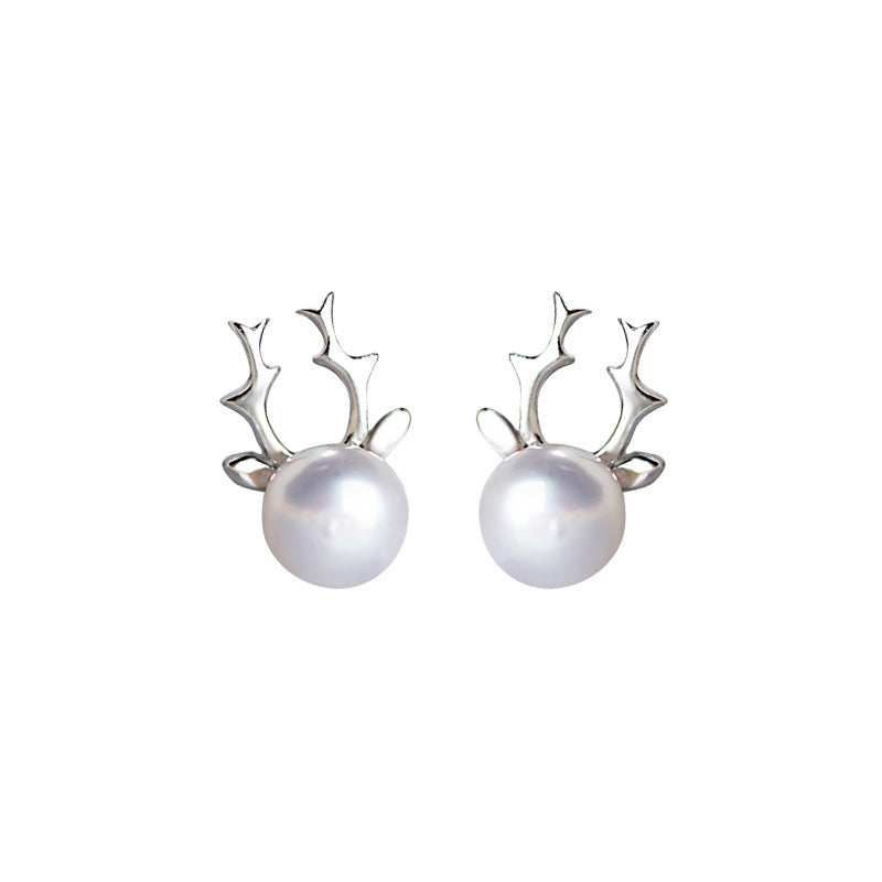 S925 Silver Pearl Earrings Jewelry-Jewearrings