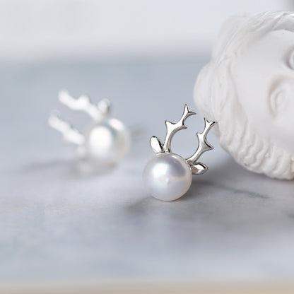 S925 Silver Pearl Earrings Jewelry-Jewearrings