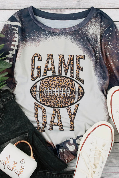 GAME DAY Graphic Short Sleeve T-Shirt-Jewearrings