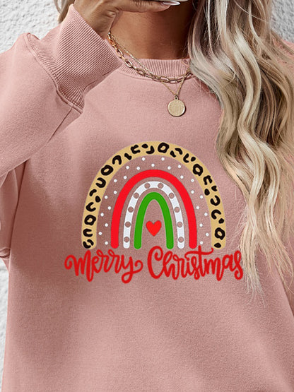 MERRY CHRISTMAS Graphic Sweatshirt-Jewearrings