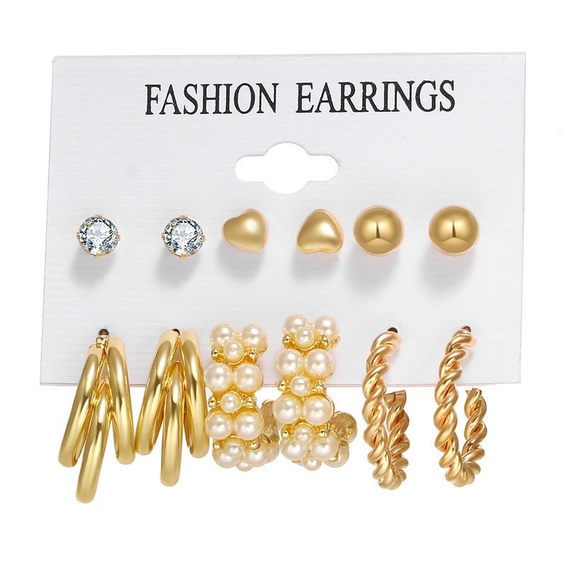 Pearl Earrings Unique Temperament Earrings Women-Jewearrings