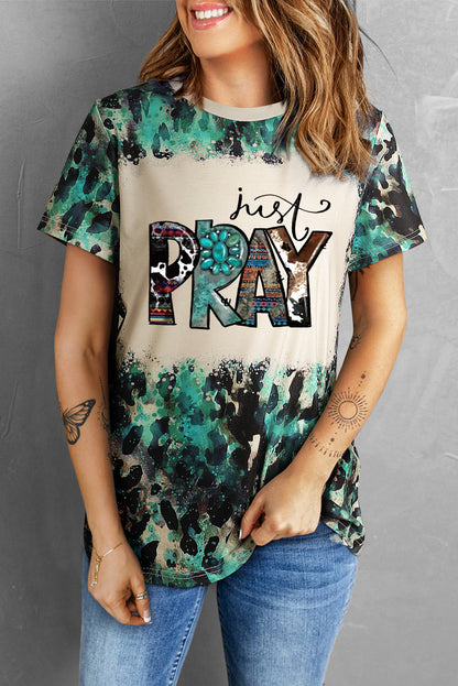 JUST PRAY Graphic Tee Shirt-Jewearrings