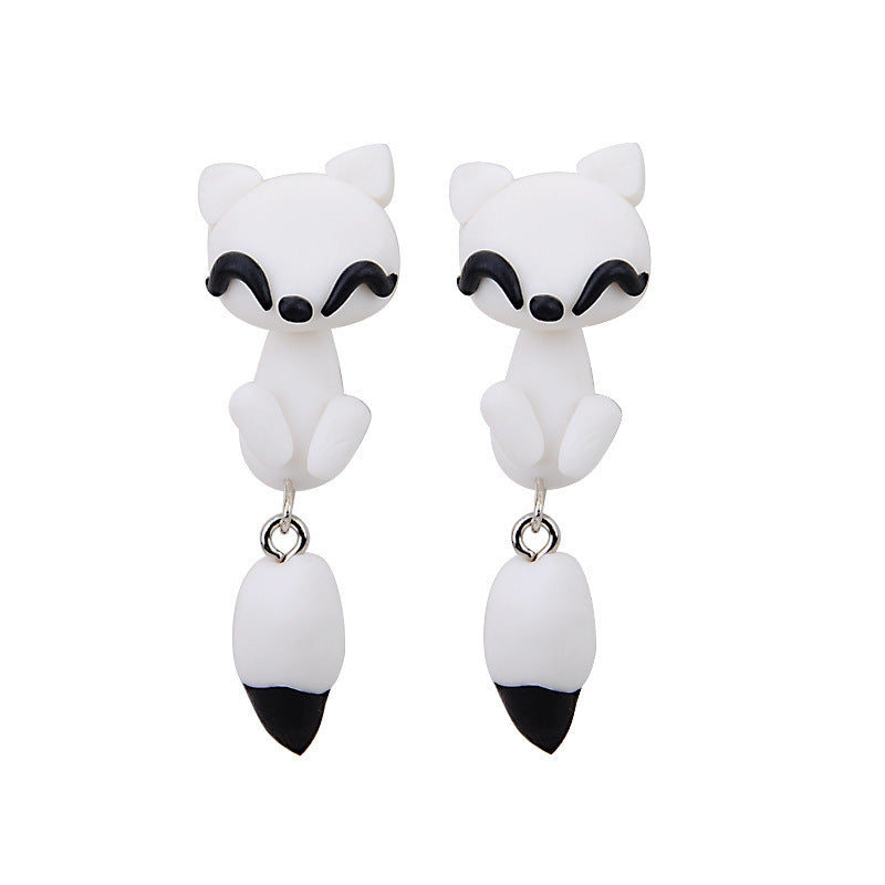 Ladies Fashion Cartoon Carrot Clip Stud Earrings-Jewearrings