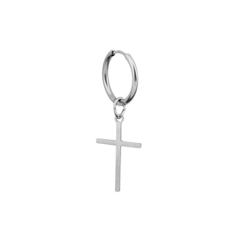 Cross stud earrings-Jewearrings