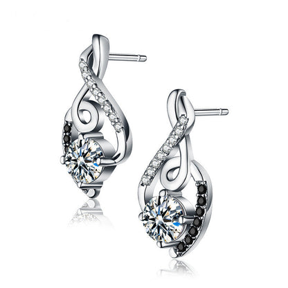 Hot S925 Sterling Silver Earrings In Europe And America-Jewearrings