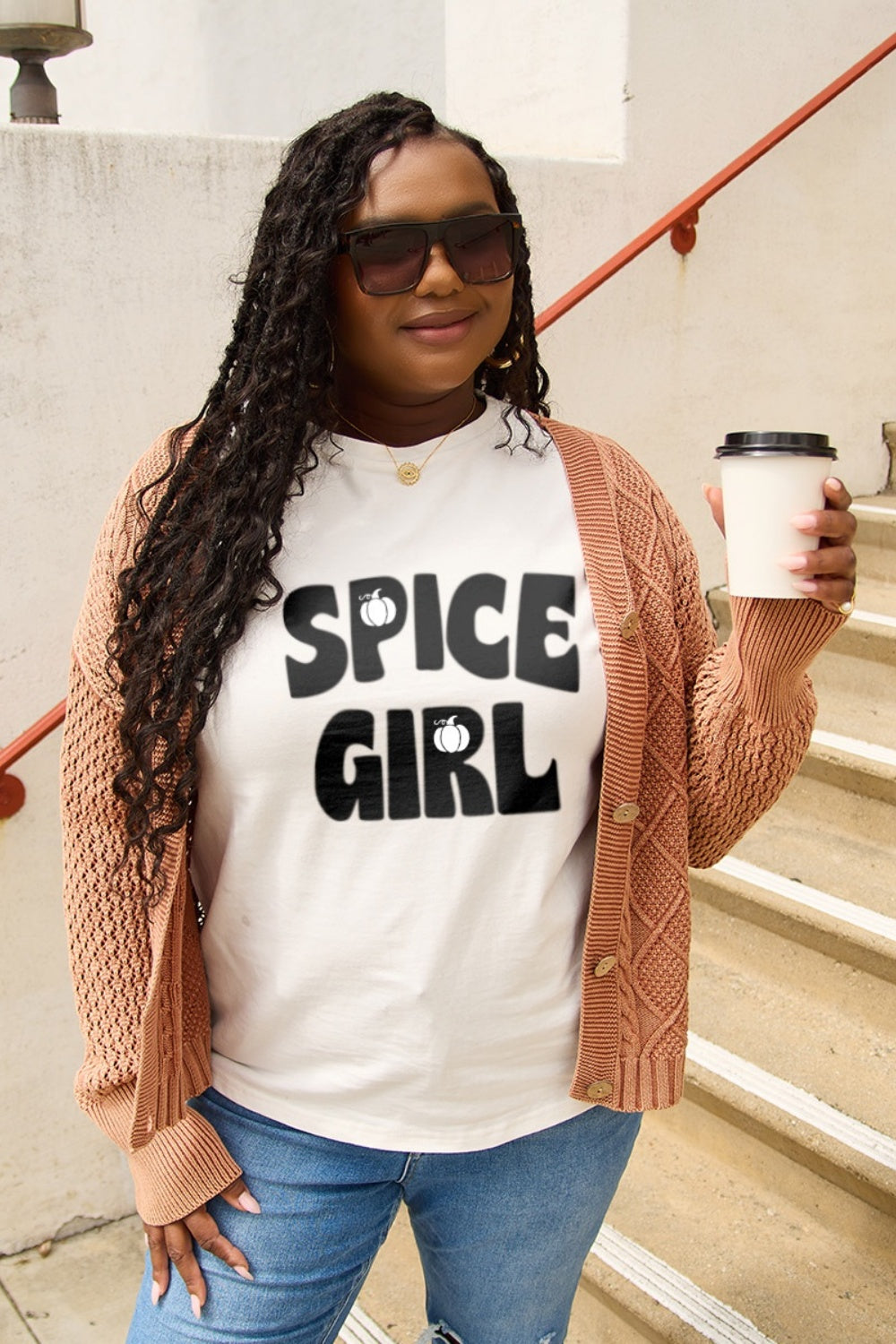 Simply Love Full Size SPICE GIRL Short Sleeve T-Shirt-Jewearrings