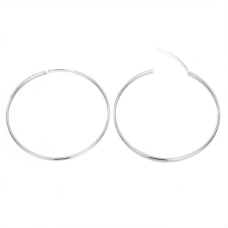 Stainless Steel Ear Hoop 316L Simple Gold-Plated Earrings-Jewearrings