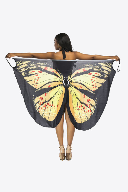 Butterfly Spaghetti Strap Cover Up-Jewearrings