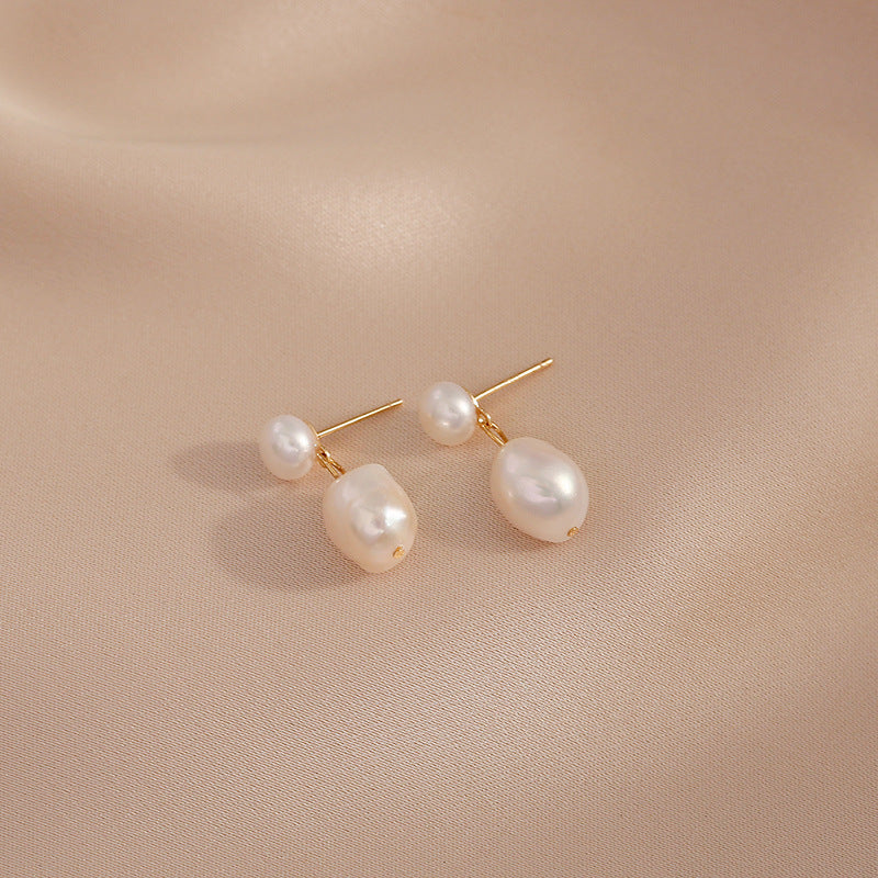 Natural Freshwater Pearl Earrings Are Simple And Trendy-Jewearrings