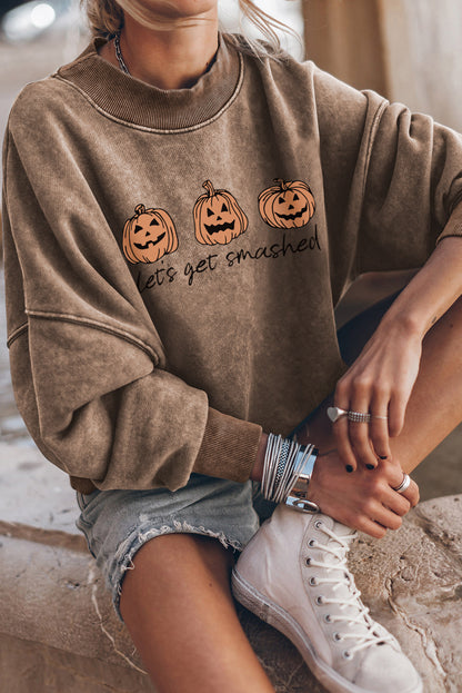 LET'S GET SMASHED Graphic Sweatshirt-Jewearrings