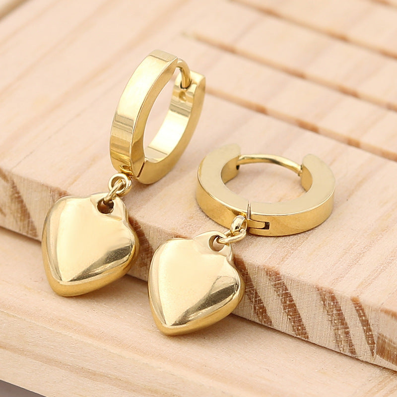 Cross Earrings European Style Temperament Flat-Jewearrings