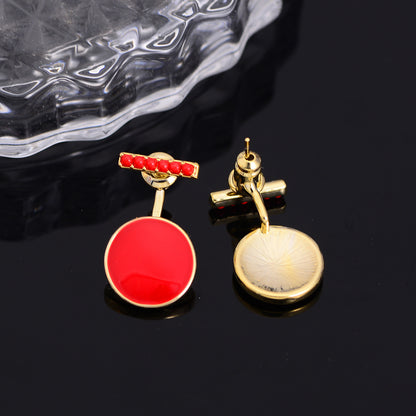 Retro Trendy Ear Clip Without Pierced Earrings Female Simple Earrings-Jewearrings