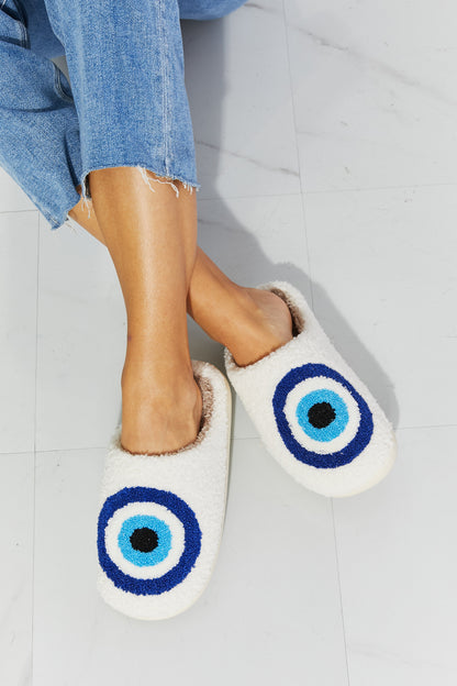 MMShoes Eye Plush Slipper-Jewearrings