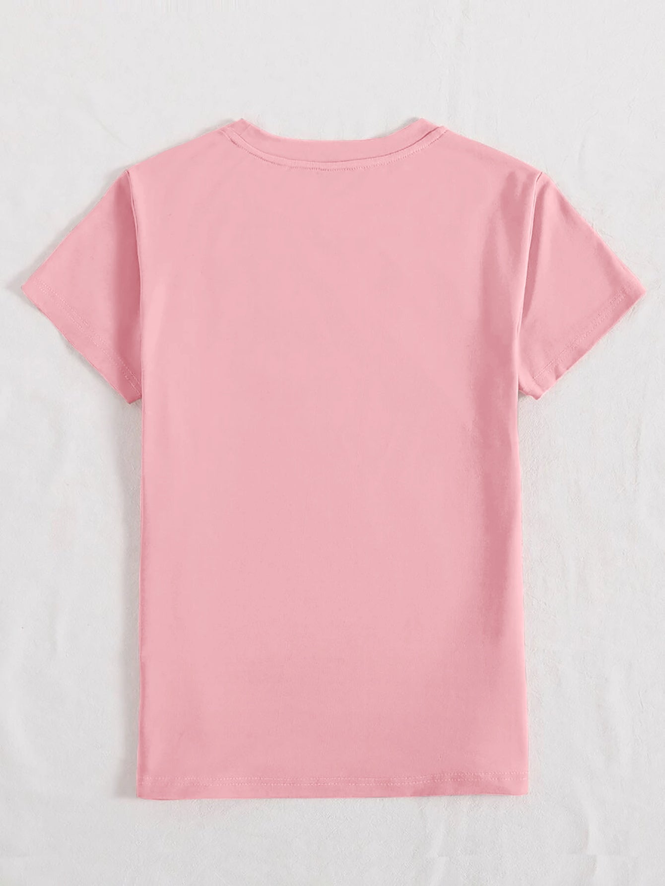 Rabbit Round Neck Short Sleeve T-Shirt-Jewearrings