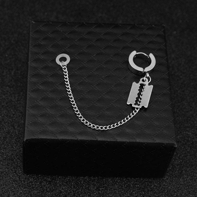 Earphone Anti-lost Stainless Steel Earrings Ear Clip-Jewearrings