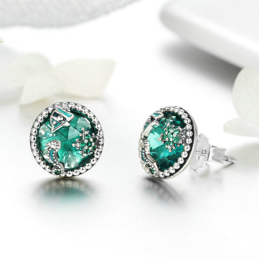 S925 Sterling Silver Earrings Deep Sea European And American Fashion-Jewearrings