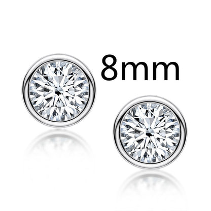 0.5-2 Carat 925 Sterling Silver Personalized Design Earrings-Jewearrings