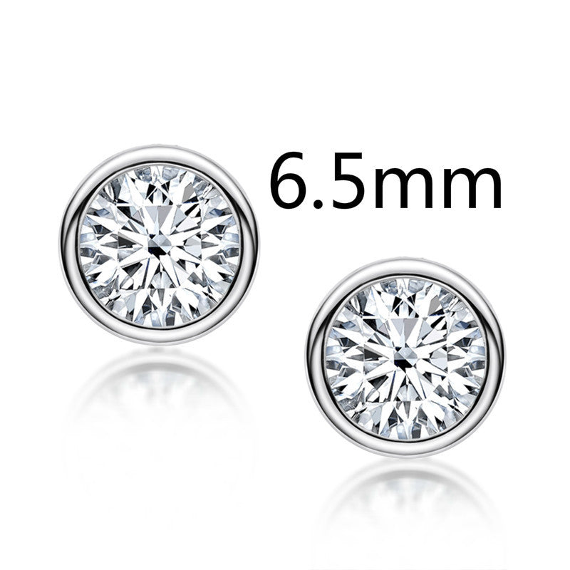 0.5-2 Carat 925 Sterling Silver Personalized Design Earrings-Jewearrings